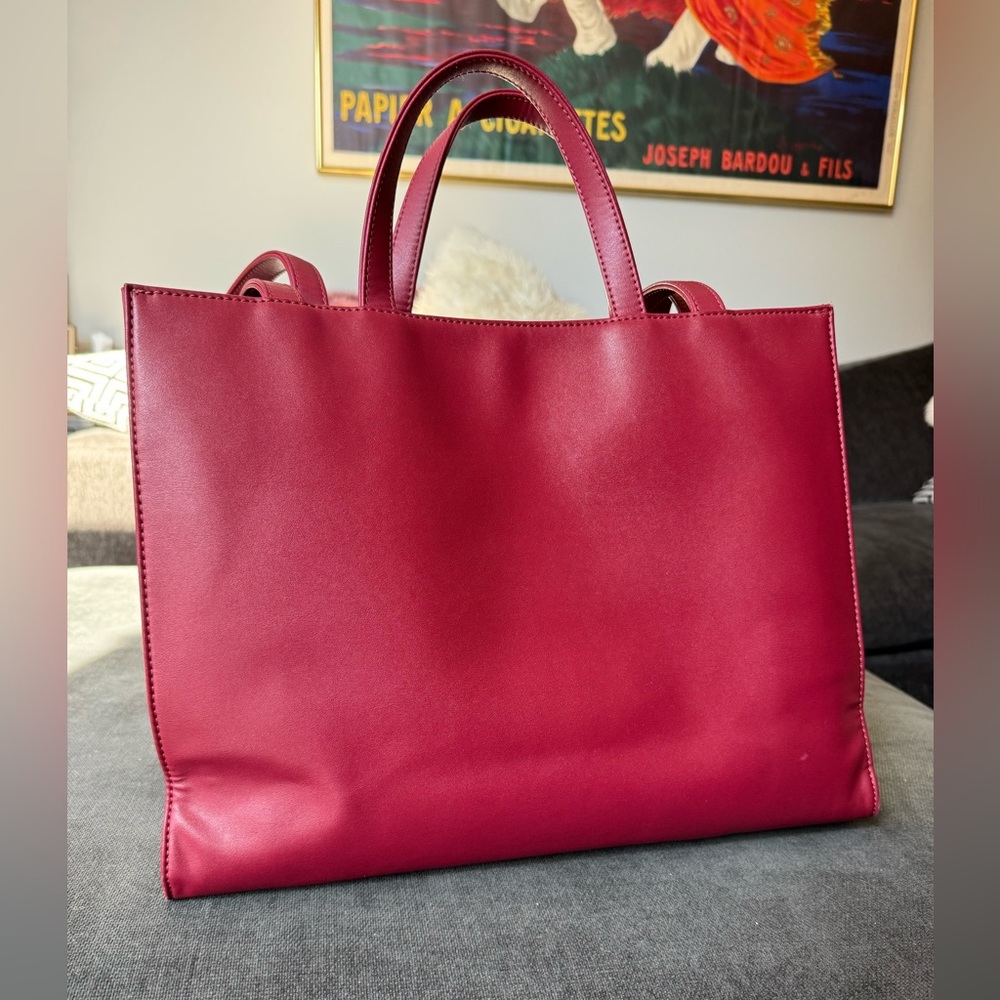 Telfar Oxblood Medium Shopping Bag, Sold Out Color - Picture 5 of 7